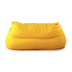 Sárga babzsák kanapé, kényelmes és stílusos, tökéletes a pihenéshez - Babzsákfotel & Ülőke