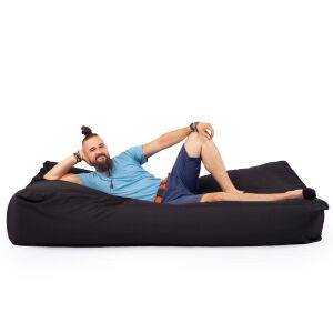 Komfort Fekete Babzsákfotel 200x100 cm - férfi pihen - Babzsákfotel & Ülőke