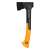 Fiskars X14 XS Camping-Axt, schwarz und orange, mit schwarzem Stiel und orangefarbenem Griff