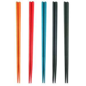 5 pairs Pufo Colors Fiberglass Chopsticks Set for Sushi, 24 cm 93421743 - Disposable Cutlery