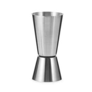 Pufo Metal Jigger for Alcoholic Beverages and Cocktails, Ideal for Bars, Restaurants, Bartenders, Double Model, 20/40 ml 93422067 - Wine & brandy brewing