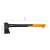 Fiskars X24 M axe, black and orange, 24 inch, for chopping wood, with dimensions
