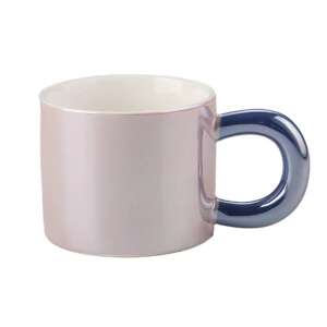 Pufo Glossy ceramic mug for tea or coffee, 250 ml, purple - Serving