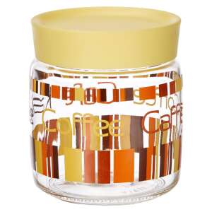 Pufo Yellow Glass Jar with Lid, for Coffee, Tea, Spices, 750 ml 93422713 - Food storage