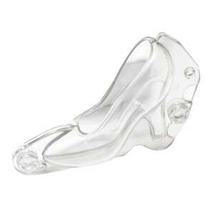 High Heel Shoe Shaped Chocolate and Cake Decorating Mold, Transparent 93422949 - Pastry decorating tool