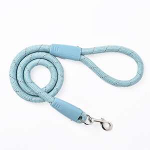 Pufo Comfort turquoise dog leash, 110 cm, with swivel carabiner - Leash