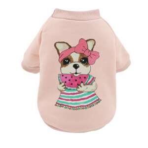 Haina tip hanorac Pufo Pinky Girl pentru caini, sau pisici, roz, L 93423290 Haine pentru câini