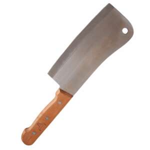 Pufo kitchen cleaver, stainless steel, wooden handle, 32 cm - Meat Cleaver