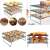 Collage of Pufo brand cooling racks for cakes, pastries, cookies, and other baked goods