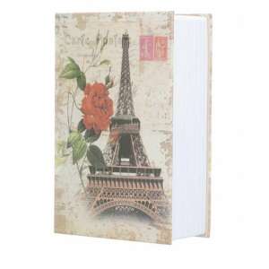Eiffel Tower book safe, hidden safe, secret safe, book safe with key, metal safe, book safe for valuables, book safe for jewelry, book safe for cash, book safe for home, book safe for office - Security Safe
