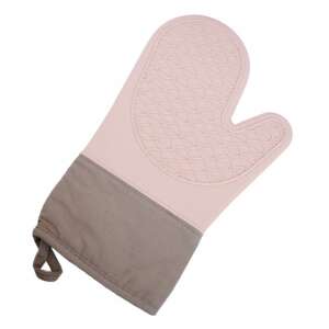Pufo Cuisine silicone oven mitt, light pink, heat resistant, for baking and grilling - Oven Mitt