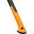 Nahaufnahme des Griffs der Fiskars X24 S Spaltaxt