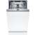Bosch SPV6YMX08E beépíthető mosogatógép, fehér, elülső nézet