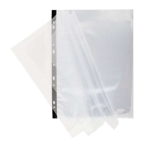 Exacompta A/4 55 mikron víztiszta gyűrűskönyv tasakok, 10 részes