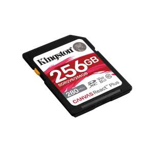 Kingston Canvas React Plus 256GB SDXC UHS-II memóriakártya - Kingston