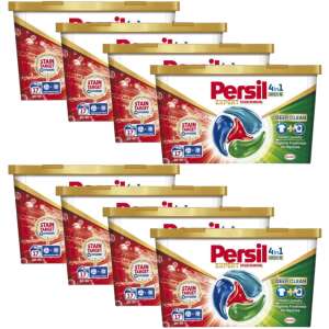Pack of 8 Persil Expert Stain Removal 4 in 1 Discs Laundry Detergent, Deep Clean, 17 washes - Detergent capsule & tablet