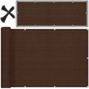 JohnGreen Balcony Blanket 97% shade 5x1m 150g/m2 #dark brown