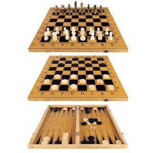 B10A1 3W1 GRA SZACHY WARCABY BACKGAMMON