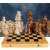 Joc sah si table din lemn, 48x48 cm, toate piesele incluse, maro 120342417