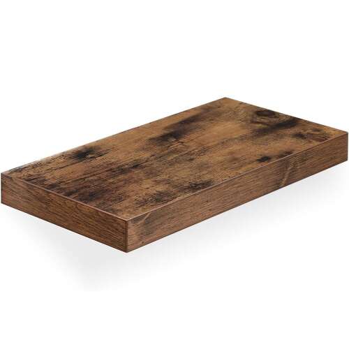 VASAGLE floating shelf, rustic brown, 40cm