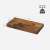 VASAGLE floating shelf, 40cm x 20cm x 3.8cm, rustic brown, 10kg weight capacity