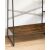 VASAGLE Clothes Rack with Shoe Rack, 5 Shelves, 6 Side Hooks, 45x120x160 cm, Rustic Brown and Black 93439073