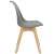 Verdhe szürke étkezőszék oldalprofil