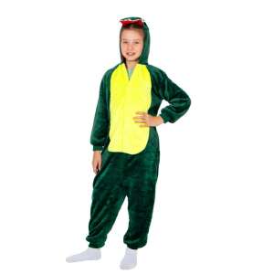 Pijama tip salopeta pentru copii, model Dragon, marime 110-120cm 93440668 Salopete / Pijamale Kigurumi