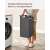 Songmics 3-Compartment Laundry Hamper, 38L, Grey 93440773
