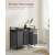Songmics 3-Compartment Laundry Hamper, 38L, Grey 93440773