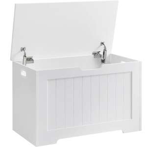 VASAGLE storage bench with lid, white, LHS11WT - Furniture