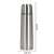 Stainless steel thermos, silver, 500ml, double-walled, keeps drinks hot or cold for 24 hours, with sizing information