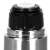 Stainless steel thermos, silver, 500ml, double-walled, keeps drinks hot or cold for 24 hours, close-up of lid