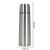 Silver stainless steel thermos mug with double insulation, 500ml, 24cm, with dimensions