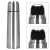Stainless steel thermos with lid and cup