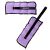 Springos purple 0.5 kg wrist and ankle weights