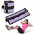 Springos purple 0.5 kg ankle weights in use collage