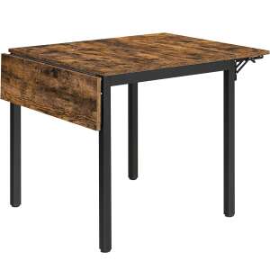 VASAGLE Kihúzható Asztal - Ipari Stílus - 76x78x75cm