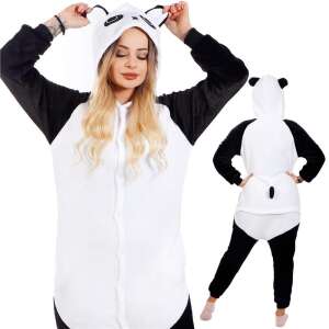 Pijama tip salopeta pentru adulti, model Panda, marime L 93442920 Salopete / Pijamale Kigurumi