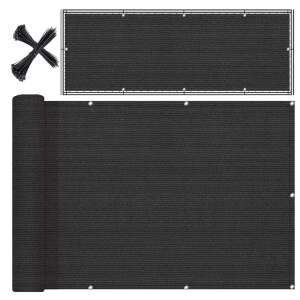 JohnGreen Balcony Blanket 97% shade 5x0,9m 150g/m2 #graphite