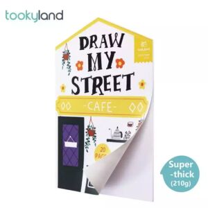 Tookyland Nakresli moju ulicu Omaľovánka - 20 strán - Brožúry s aktivitami, maľovánky