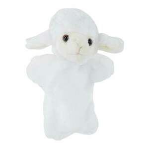White lamb hand puppet for adults - Puppet Toy
