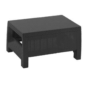 KETER CORFU polyrattan kerti asztal - grafit