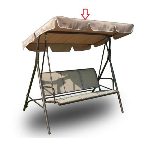 ROJAPLAST CONFORT hintaágyhoz való bézs színű tartalék tetőponyva