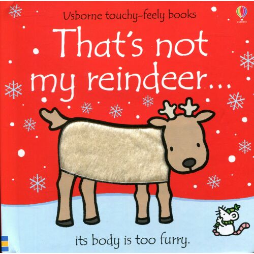 Usborne That's Not My Reindeer tapintásfejlesztő könyv - Idegennyelvű könyv