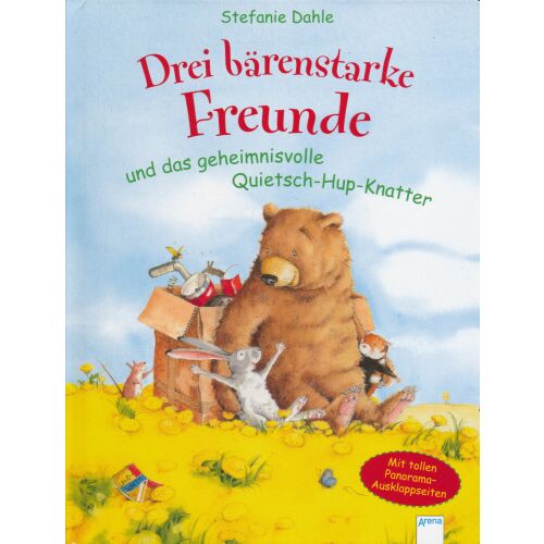 Drei bärenstarke Freunde und das geheimnisvolle Quietsch-Hup-Knatter könyvborító, szerző: Stefanie Dahle - Idegennyelvű könyv