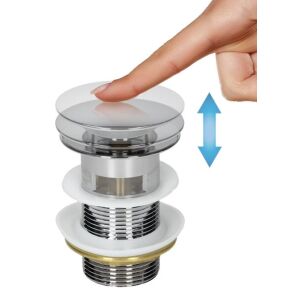 Króm Sarok Lefolyószelep - Klikk-Klakk - 5/4" 115130777 - Viva Style