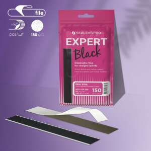 Staleks Pro Expert Black eldobható körömreszelő, 150-as szemcseméret, 50 db - Nono
