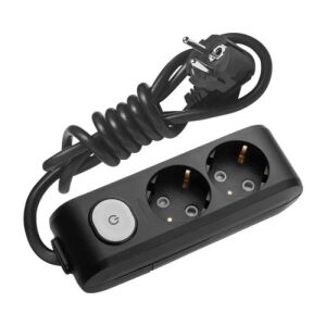 Panasonic X-tendia 2-Outlet Power Strip with Switch and 2m Cord - Lamp & Lighting