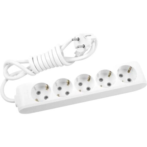 X-tendia 5-Outlet Power Strip with 1.5m Cord
